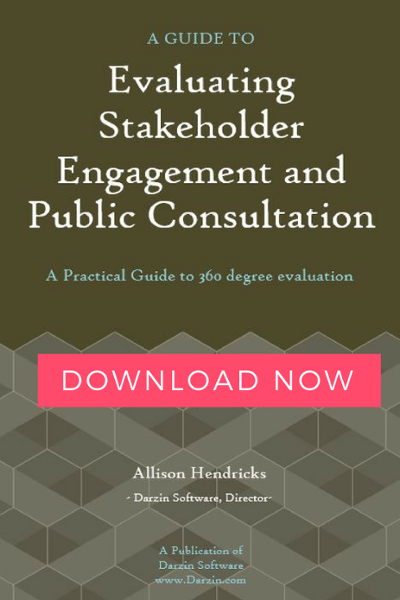 A guide to evaluating stakeholder engagement and public consultation