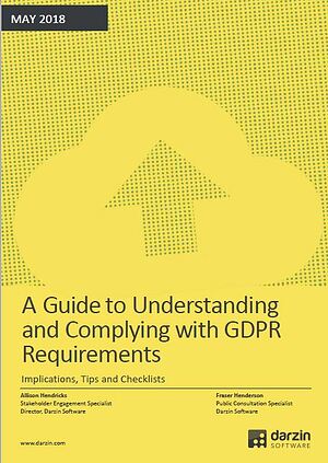 a guide to understanding and complying with GDPR requirements