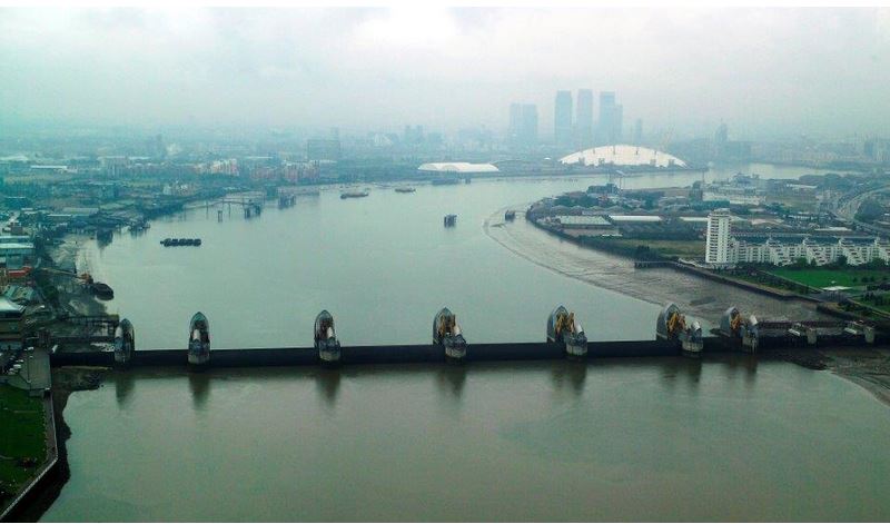 The Thames Barrier. Photo credit: CH2M